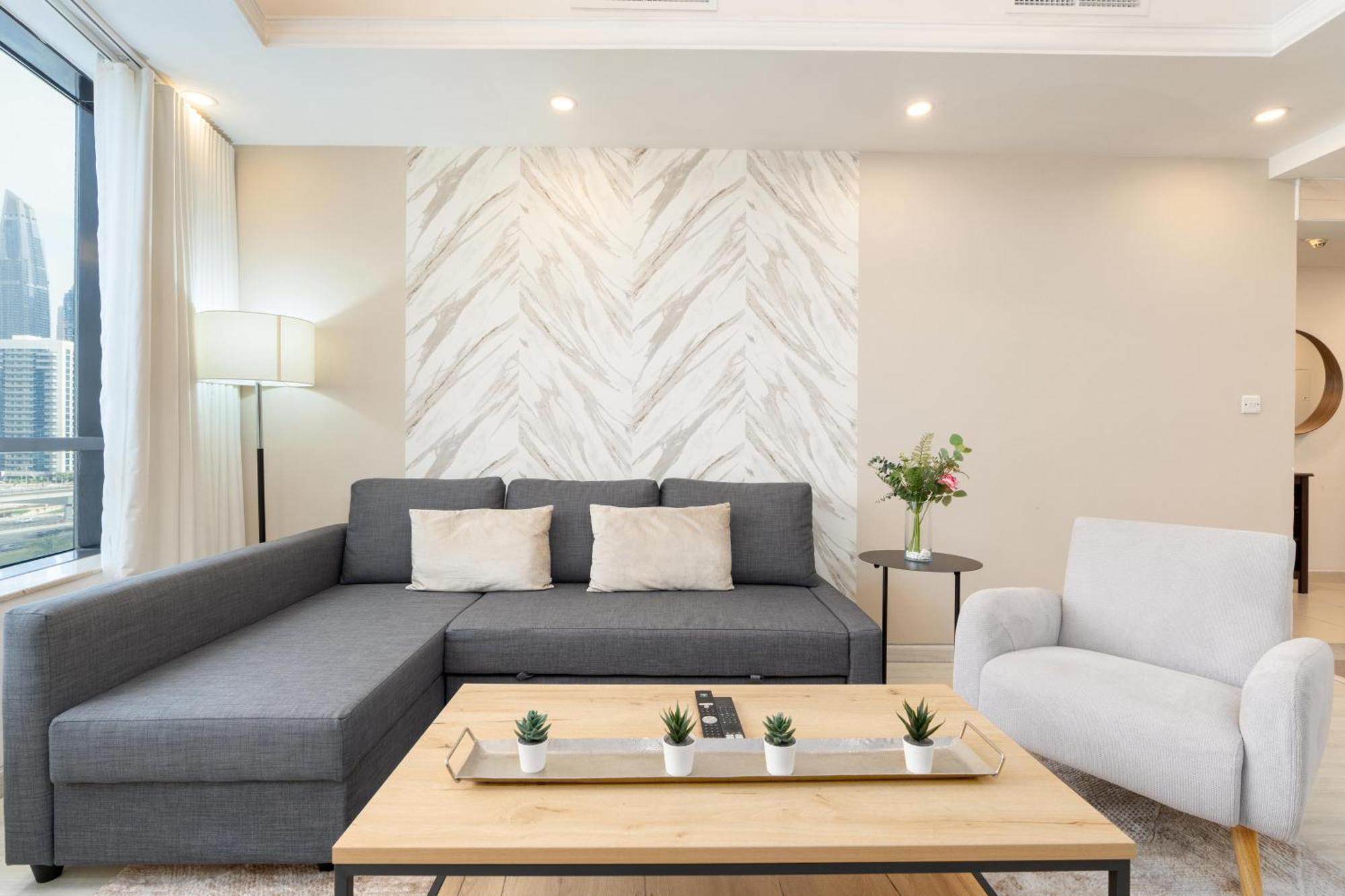 Modern 1Br Apartment In Jlt Next To Metro With City Views Dubai Exterior foto